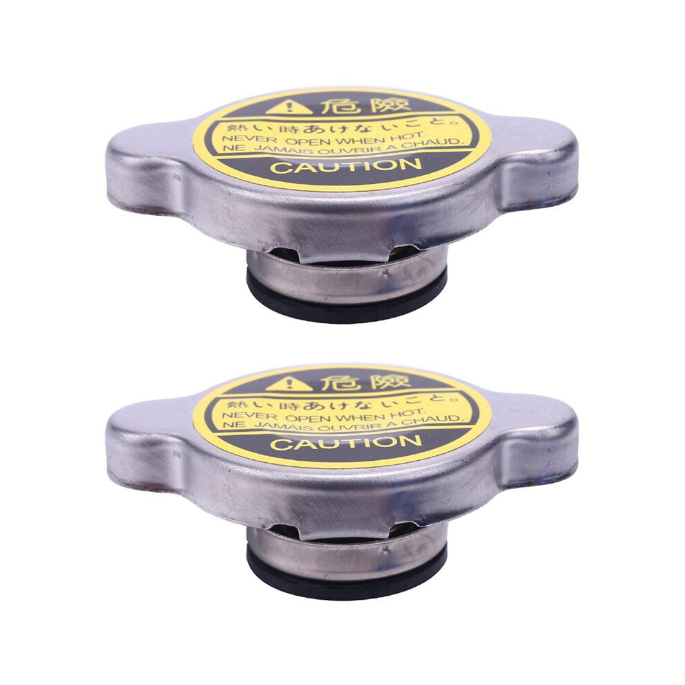2X Radiator Cap Fits For Land 1969-1985, 1990-1998 (16401-54750) Silver 6032056772963