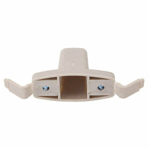 8X Beige Sun Visor Clip Holder Bracket 51168243575 for  E46 3 Series 325 M3 1