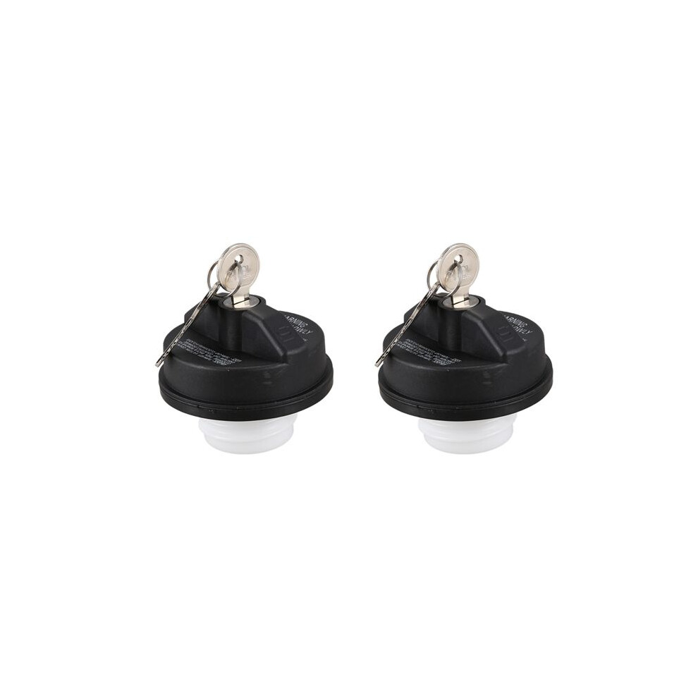 2X Fuel Tank Cap-Regular Locking Fuel Cap Fit For Stant 10504 77300-47020 Black 4762825966836