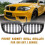 4x Front Kidney Double  Grille Sport Grill Replacement For- E81 E87 E88 1 Series 2004-2007 GLOSS BLACK 3