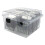 2X Grid Base Storage Box for 8Pcs Hair Clipper Trimmer Limit Comb Guide Comb Barber Tool for  Guide Combs 4