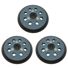 3X Patin de Ponçage de Remplacement pour Ponceuse à Crochet et Boucle de 5 Pouces 8 Trous pour Ponceuse pour BO5010, BO5030 / K, BO5031K,