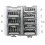 2X Grid Base Storage Box for 8Pcs Hair Clipper Trimmer Limit Comb Guide Comb Barber Tool for  Guide Combs 5