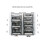 2X Grid Base Storage Box for 8Pcs Hair Clipper Trimmer Limit Comb Guide Comb Barber Tool for  Guide Combs 3