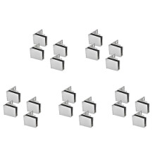 20 Pack Glass Door Hinges Glass Cabinet Door Hinge Glass Wine Cabinet Hinge Glass Display Hinge