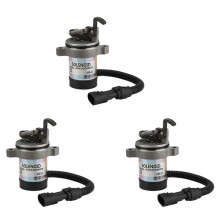 3X per Solenoide di Arresto Carburante Deutz 04103812 04103808 F3L F3M F4L F4M 1011 2011