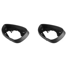 2X Car Left Side Door Wind Rearview Mirror Cover Frame for Fiesta MK7 2009-2017