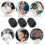60 Pack Foam Microphone Windscreen, Size Lapel Headset Mic Foam Covers for Headset Microphone 5