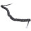 5pcs 9.3 Inch Black RJ9 Telephone Phone Modem Coil  Cord Cable 2