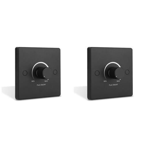 2X RV Light Dimmer Light  Control Panel 12-24V 5A Universal PWM Dimmer Low Voltage Dimmer