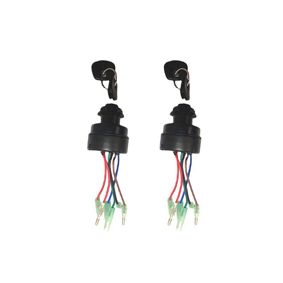 2X For Outboard Remote Control Box Ignition Key 353-76020-3 353760203 6031384015377