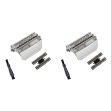 2X 51S Ersatzfolie und -Schneider für Series 5 Wfs1Wfs2 8995 8975 5646 5647 5649 5645 5751 Elektrorasiererkopf