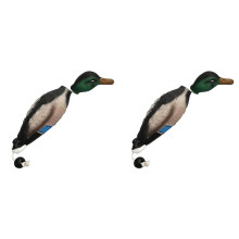 2X Parachoques Simulado de Pato Que Imita el Juguete Parachoques de Pato Muerto para Entrenar Cachorros o Perros de Caza Adultos