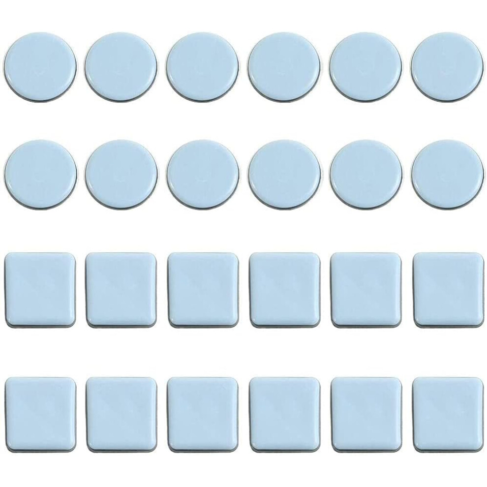 Furniture Gliders For Easy Moving, Ptfe Furniture Slider Gliders With Smooth Teflon Slider, Space Saving & Noise Reduction, Super Strong Adhesive 9340258605758