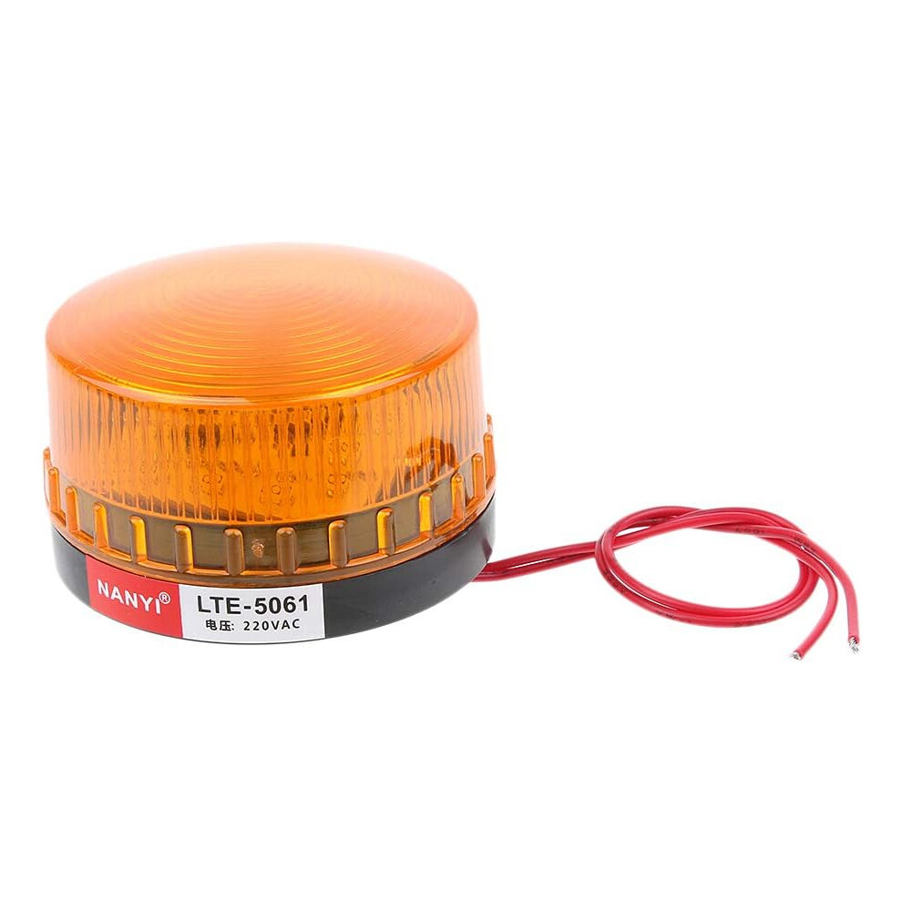 Rotating Beacon For Industry Workshops, Bright Led Emergency Warning Signal 220V, Energy Efficiency Save Energy For Enhance Safety On Light/Yellow 9169997286031