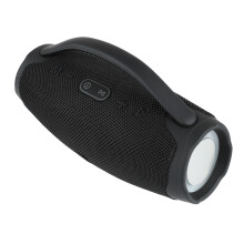 Waterproof RGB Bluetooth Speaker 1200mAh Portable 21x12x9cm Black