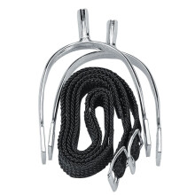 Korsteel Childrens/Kids Pow Never Rust Spurs And Strap
