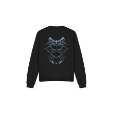 (XXL, Black) Black Panther Unisex Adult Costume Sweatshirt