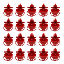 10PCS/20PCS Bird Chicken Water Feeders Plastic Drinking-20pcs