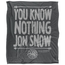 Game Of Thrones You Know Nothing Blanket