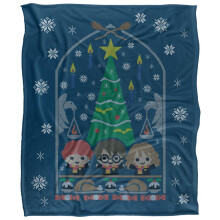 Harry Potter Chibi Christmas Blanket