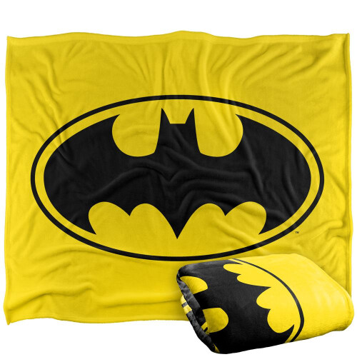 Batman Batman Contrast Logo Blanket 1