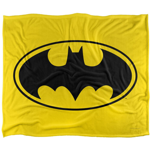 Batman Batman Contrast Logo Blanket