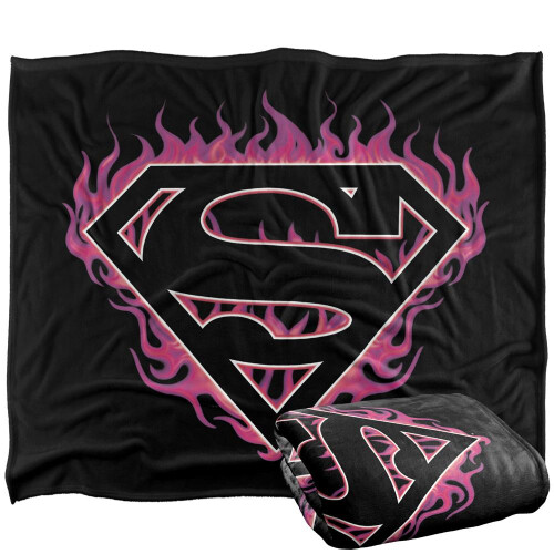 Superman Superman Flame Logo Blanket 2
