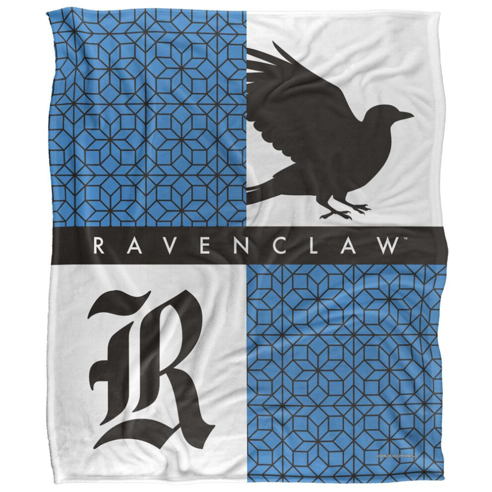 Harry Potter Ravenclaw Squares Blanket Multicoloured