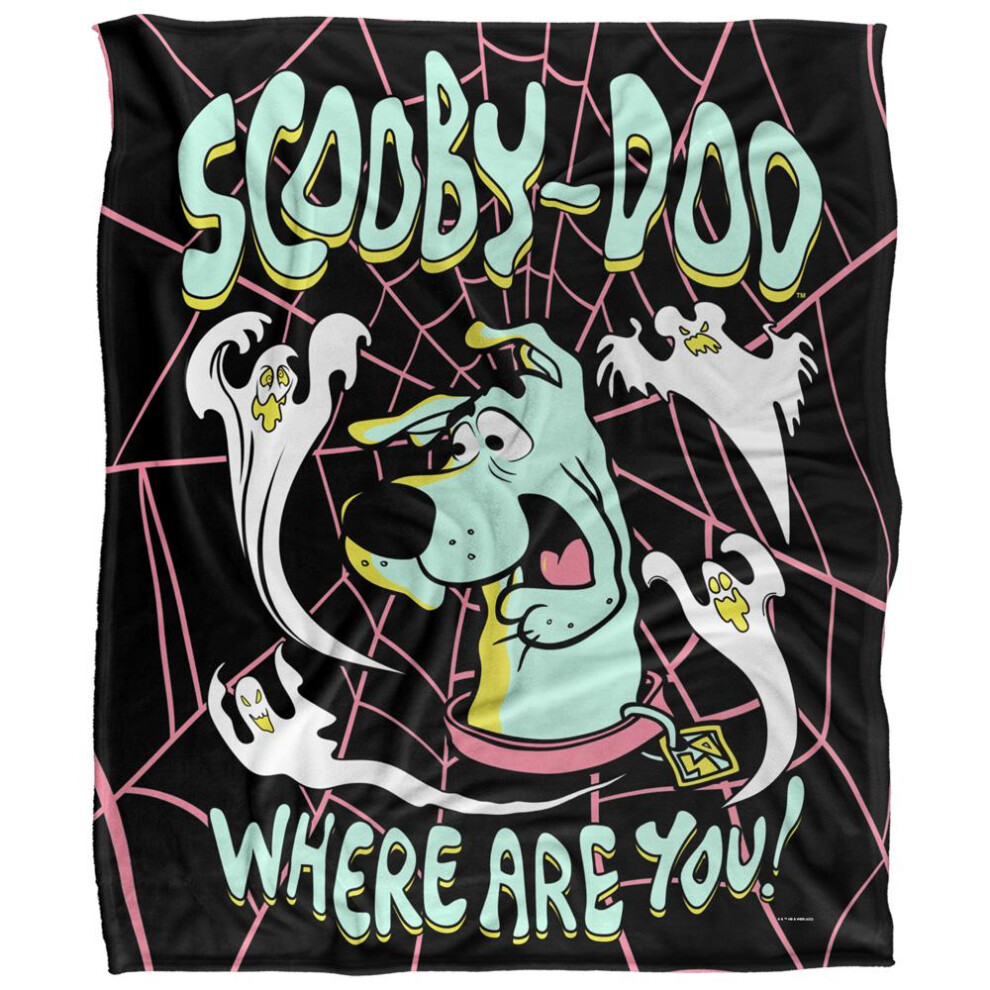 Scooby Doo Ghosts Blanket Multicoloured