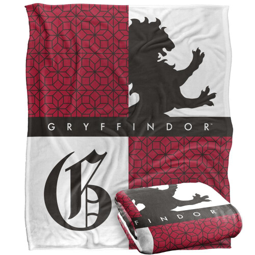 Harry Potter Harry Potter Gryffindor Squares Blanket 2