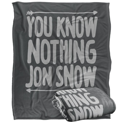 Game of Thrones Game Of Thrones You Know Nothing Blanket 2