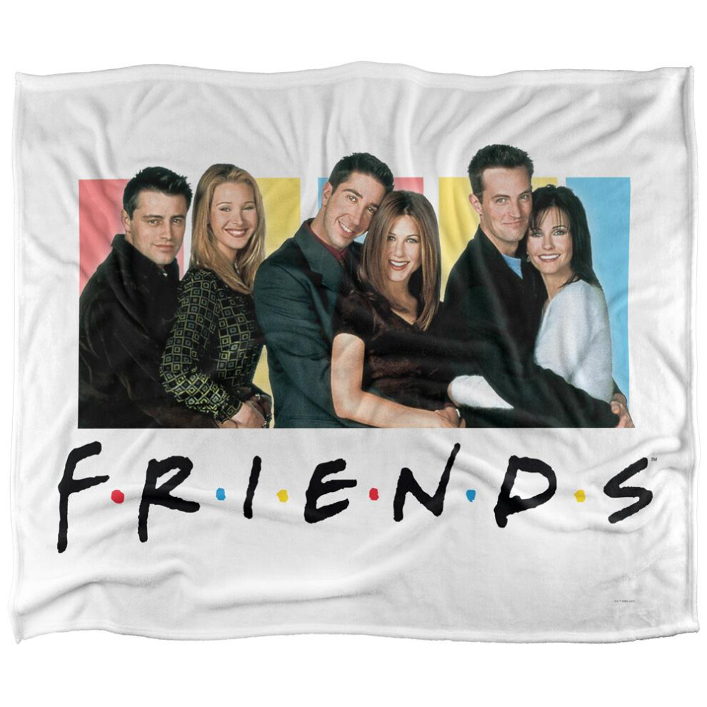 Friends Group Shot Blanket Multicoloured