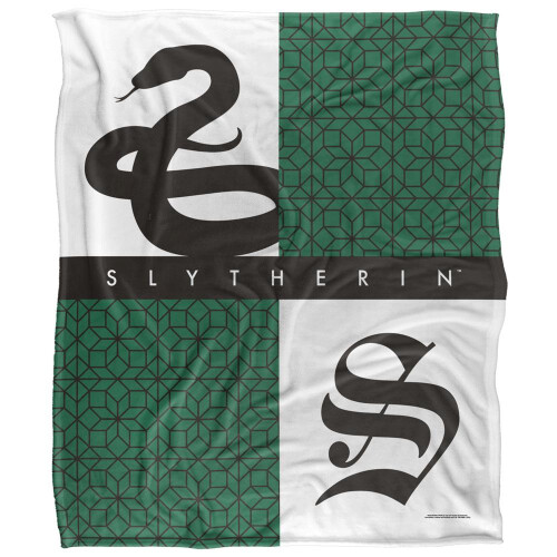 Harry Potter Harry Potter Slytherin Squares Blanket