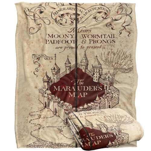 Harry Potter Harry Potter Marauders Map Blanket 2