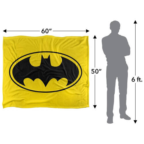 Batman Batman Contrast Logo Blanket 2