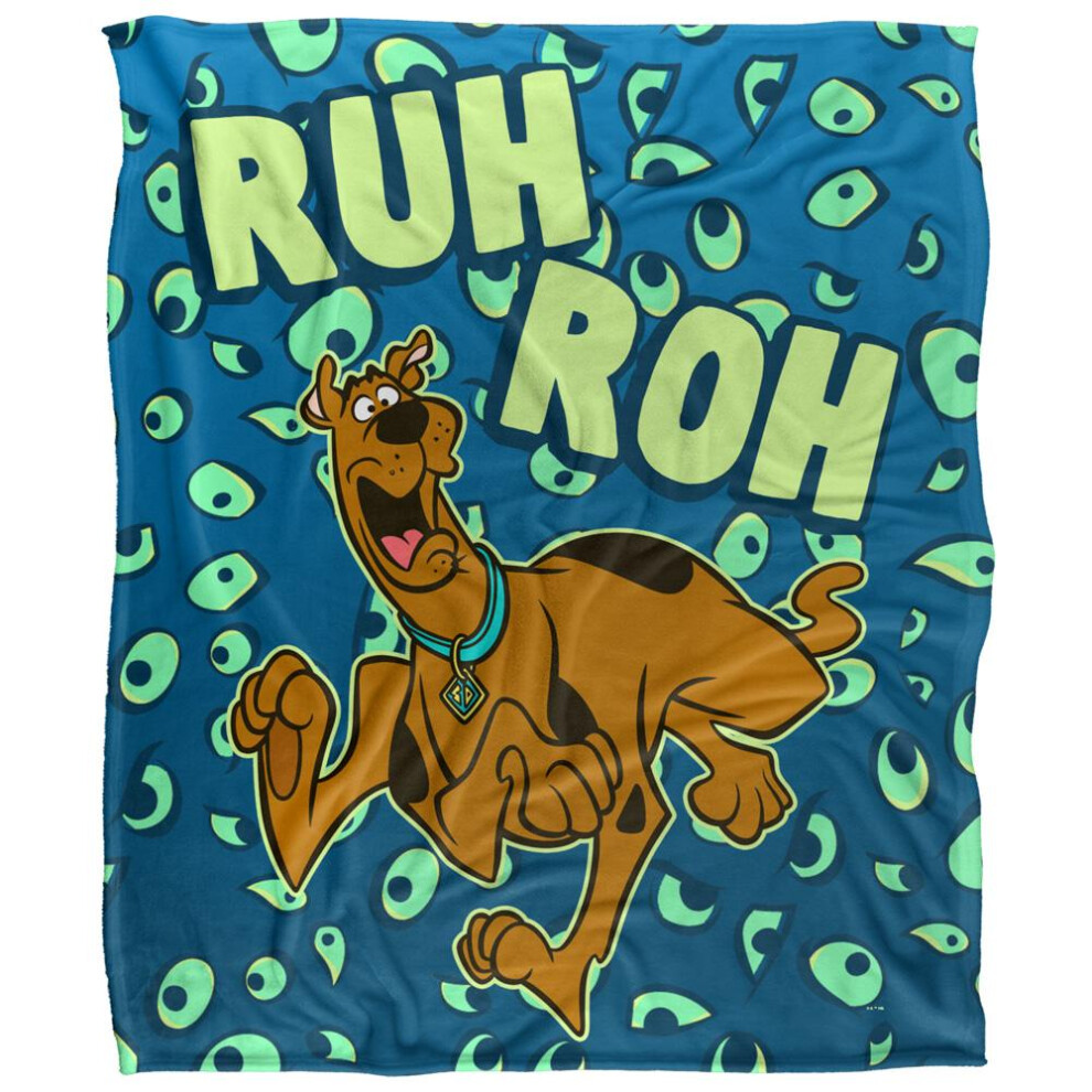 Scooby Doo Ruh Roh Eyes Blanket Multicoloured