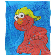 Sesame Street On The Streets Elmo Blanket
