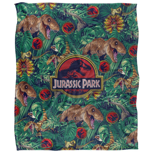 Jurassic Park Jurassic Park Tropical Blanket