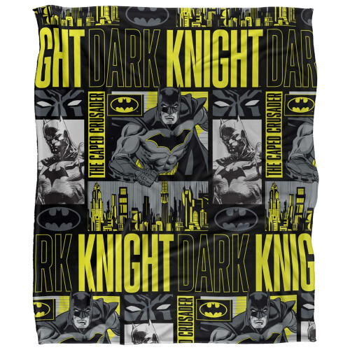 Batman Batman Dark Knight Comic Montage Blanket