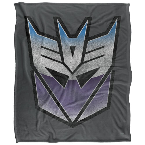Transformers Transformers Vintage Logo Decepticons Blanket