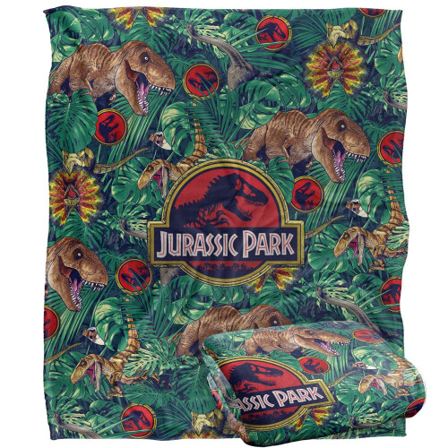 Jurassic Park Jurassic Park Tropical Blanket 1