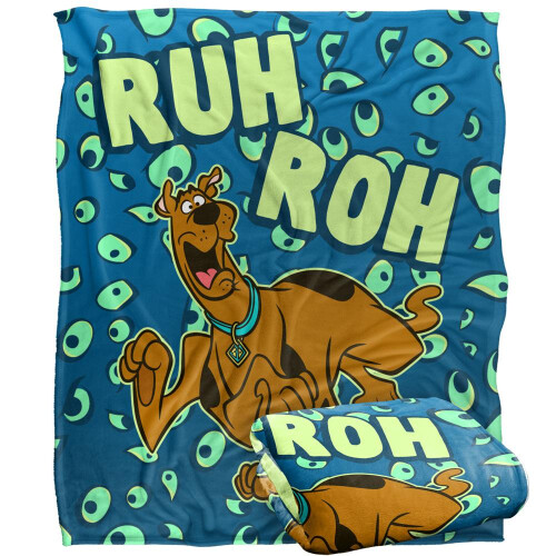 Scooby Doo Scooby Doo Ruh Roh Eyes Blanket 1