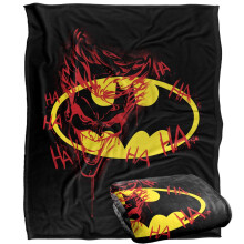Batman Graffiti The Joker Blanket