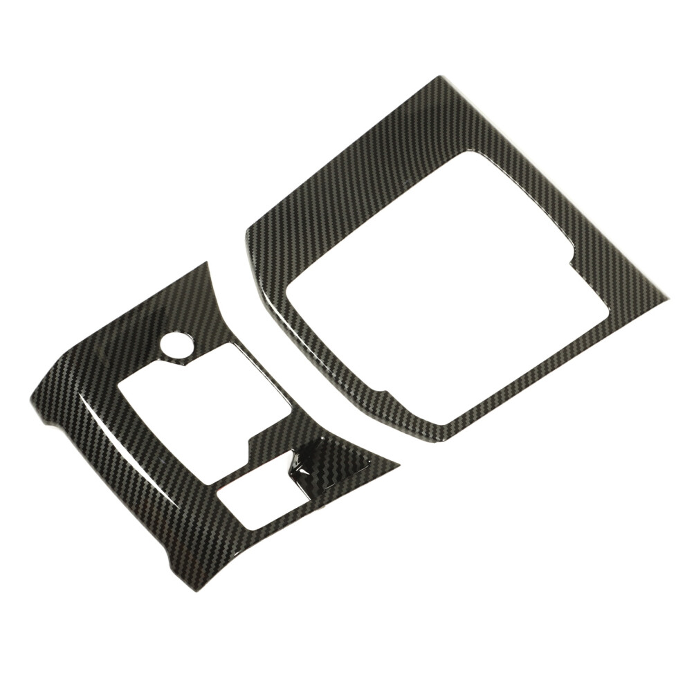 2Pcs Carbon Pattern Car Shift Panel Cover For Mazda Cxâ5 2017Â2023 8041371226639