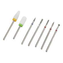 7-teiliges Nagelbohrer-Set aus Keramik und