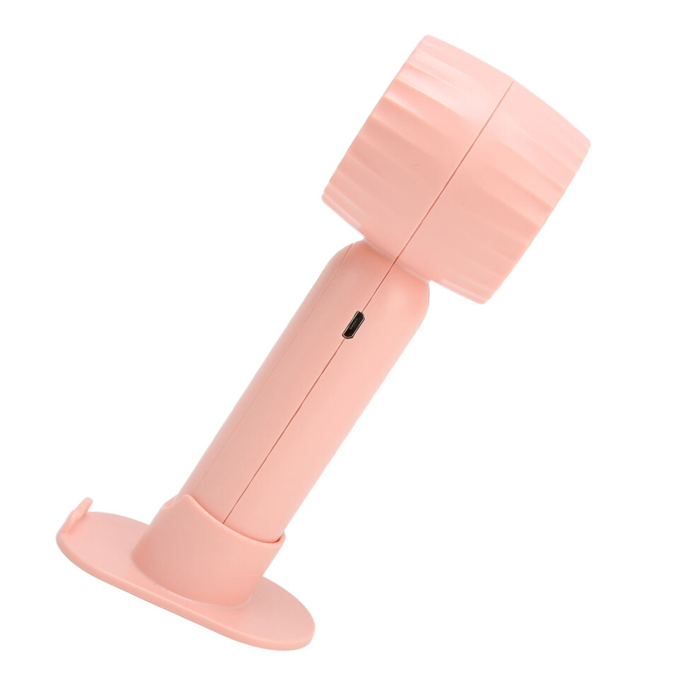 Pink Mini Portable Usb Eyelash Fan With 280Mah Battery,