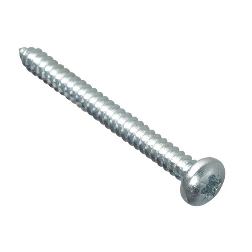 Forgefix Forgefix Self-tapping Screw, Pozi Compatible Pan Head, Zp, Forgepack
