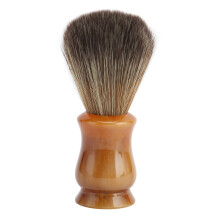 Comfortable Shave Experience With Synthetic Bristles Shaving Brush, Portable Handle, Ergonomic Design, High Water Absorption, Ideal For Men'S