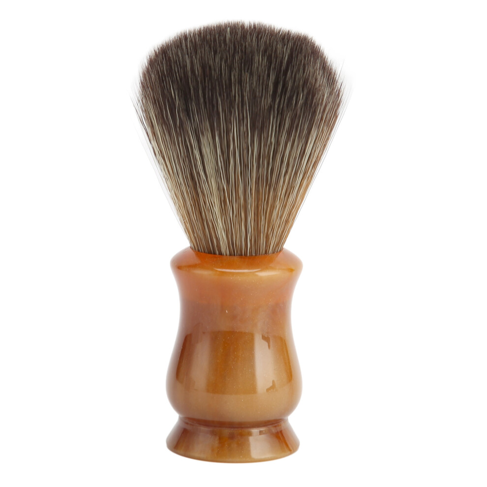 Shaving Brush With Synthetic Bristles, Portable Handle, Comfortable Touch, Gently Exfoliates Skin, High Water Absorption, Perfect For Men'S Daily